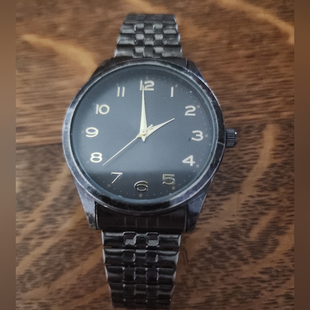 Gunmetal Colored watch